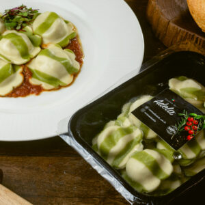 Fiori Listrado de Alho Poró e Gruyère